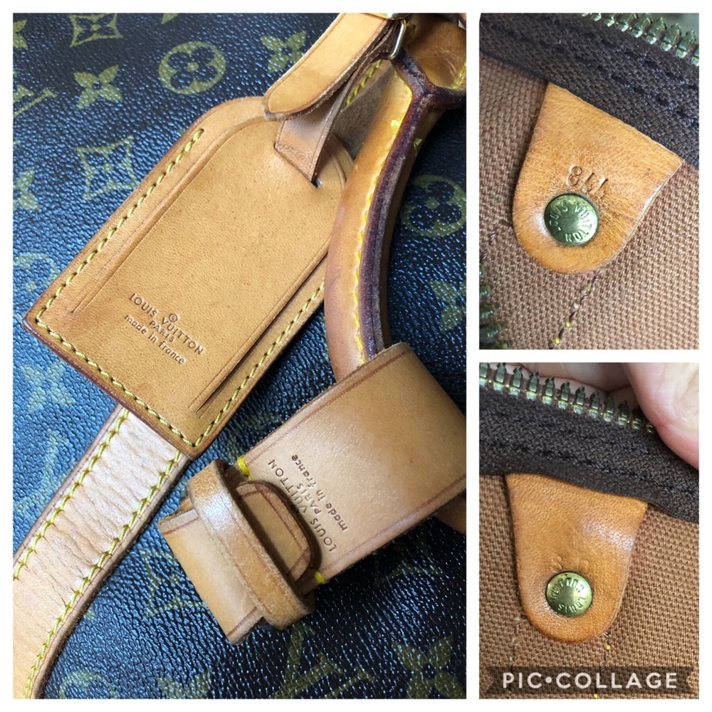 AUTH Louis Vuitton Keepall 55 Bandouliere & EXTRAS - Picture 6 of 8